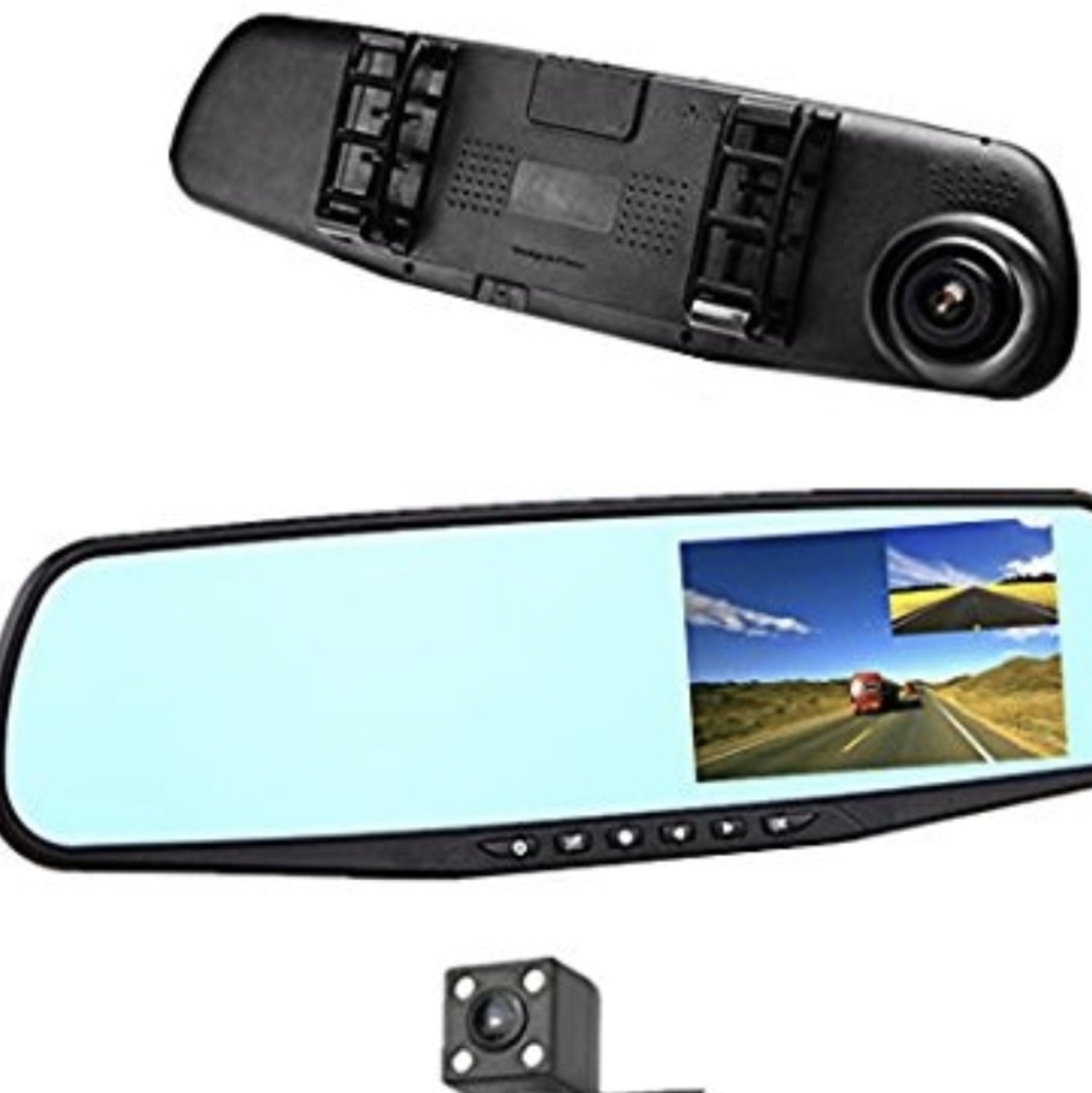 Car rear view mirror dvr
